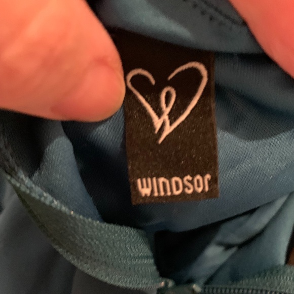 Windsor Open Back Mermaid Dress in Teal Medium NWT - Picture 4 of 8